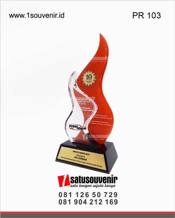 desain plakat resin transkom service award 2019