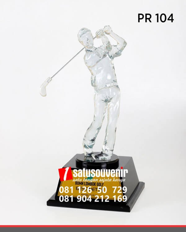 PR104 Plakat Resin Golf BUMN Lombok Golf plakat jogja