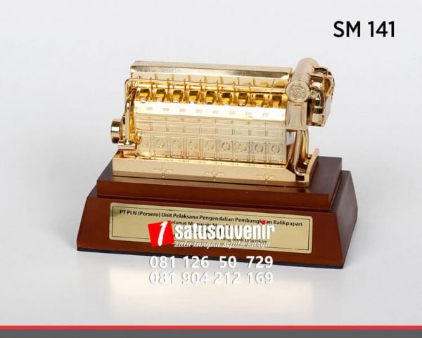 SM141 Souvenir Miniatur PLTD PT PLN Balikpapan