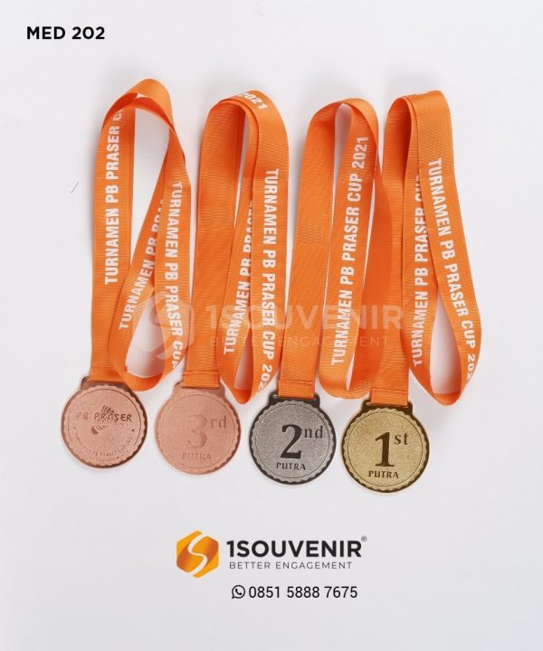 MED202 Medali Badminton Turnamen PB Praser CUP 2021
