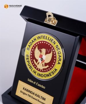 Plakat Kayu Badan Intelijen Negara Republik Indonesia