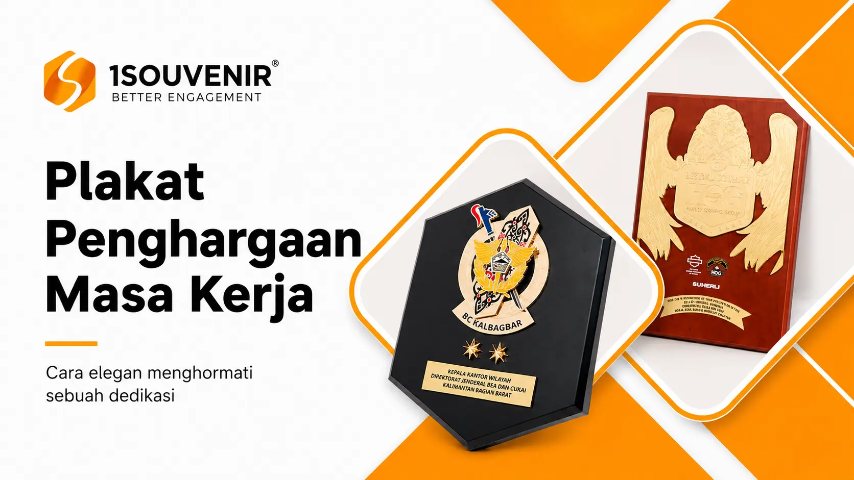 1S - plakat penghargaan masa kerja