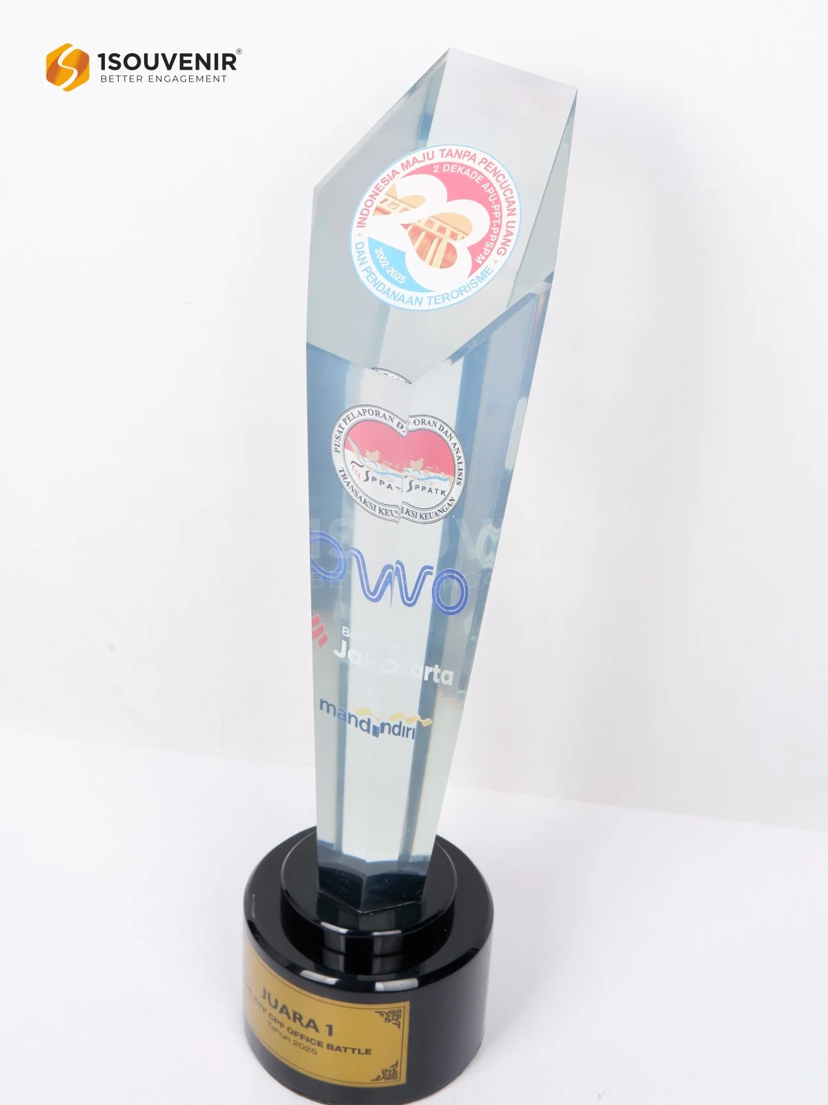 Piala Penghargaan AML CTF CPF Office Battle 2 DETAIL-PP359 Piala Penghargaan AML CTF CPF
