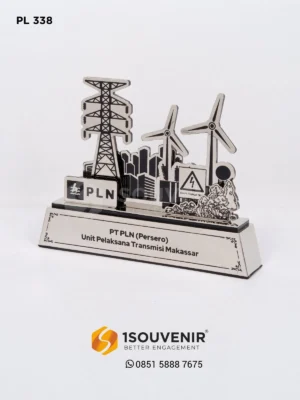 Plakat Logam PT PLN Unit Pelak...