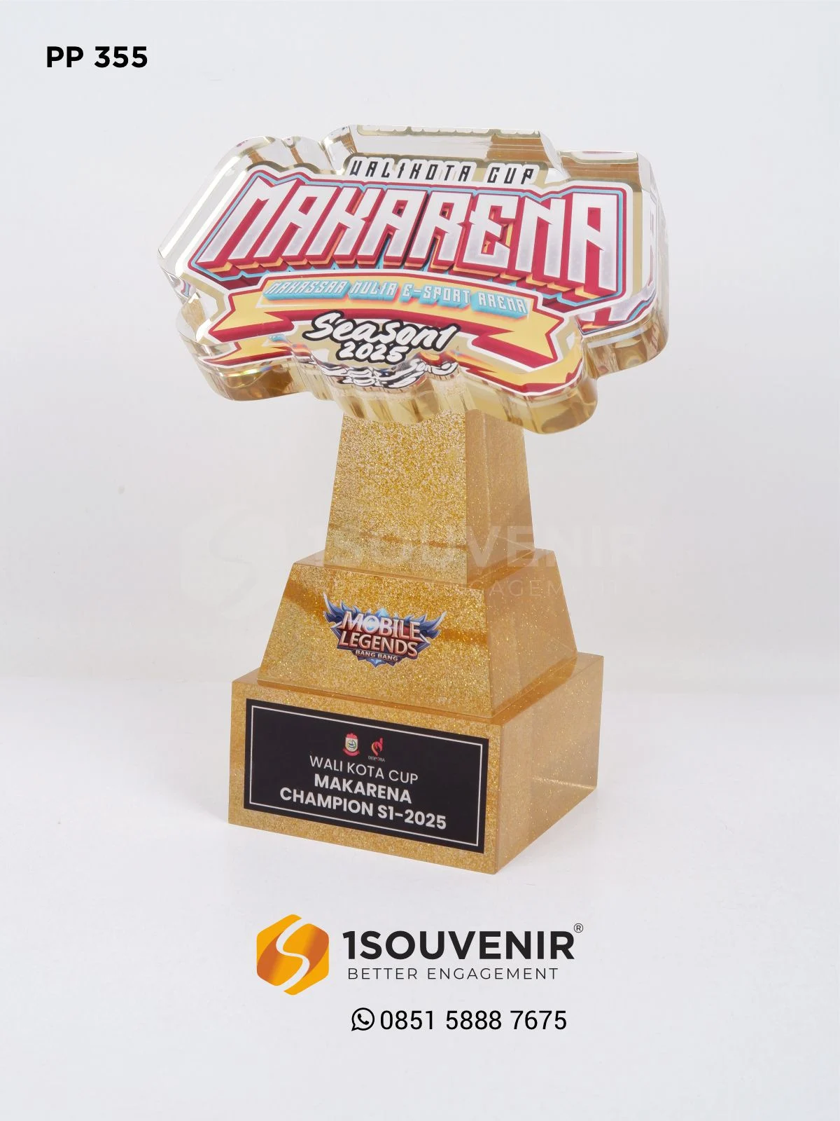 Piala Penghargaan Walikota Cup Makarena E-Sports Mobile Legends 1 PP355 Piala Penghargaan Walikota Cup Makarena