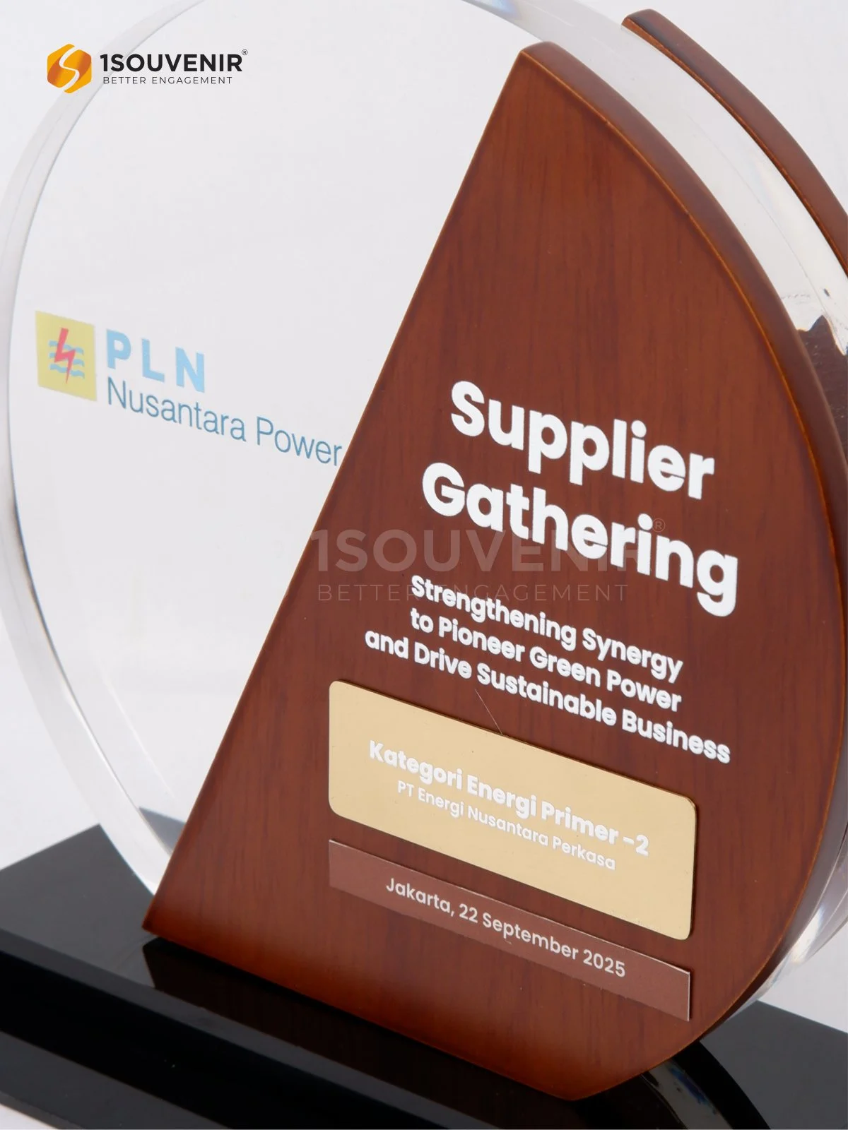 Plakat Kayu Akrilik Supplier Gathering Kategori Energi Primer-2 2 DETAIL-PAK317 Plakat Kayu Akrilik Supplier Gathering