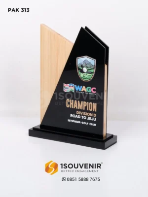 Plakat Kayu Akrilik WAGC Champ...