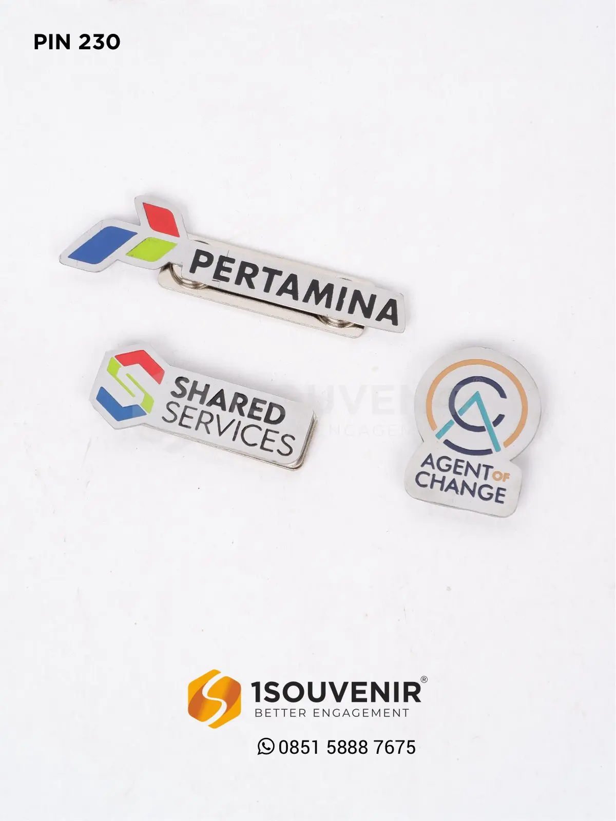 Pin Logam Pertamina 1 PIN230 Pin Logam Pertamina