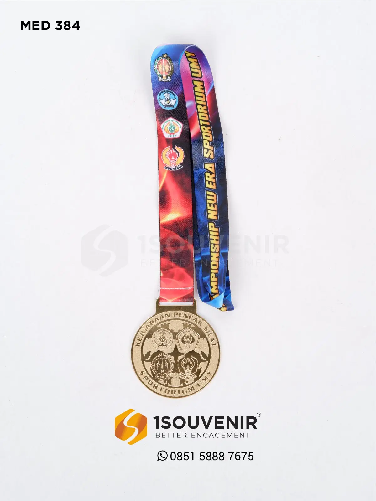 Medali Kejuaraan Pencak Silat Sportorium UMY 1 MED384 Medali Kejuaraan Pencak Silat