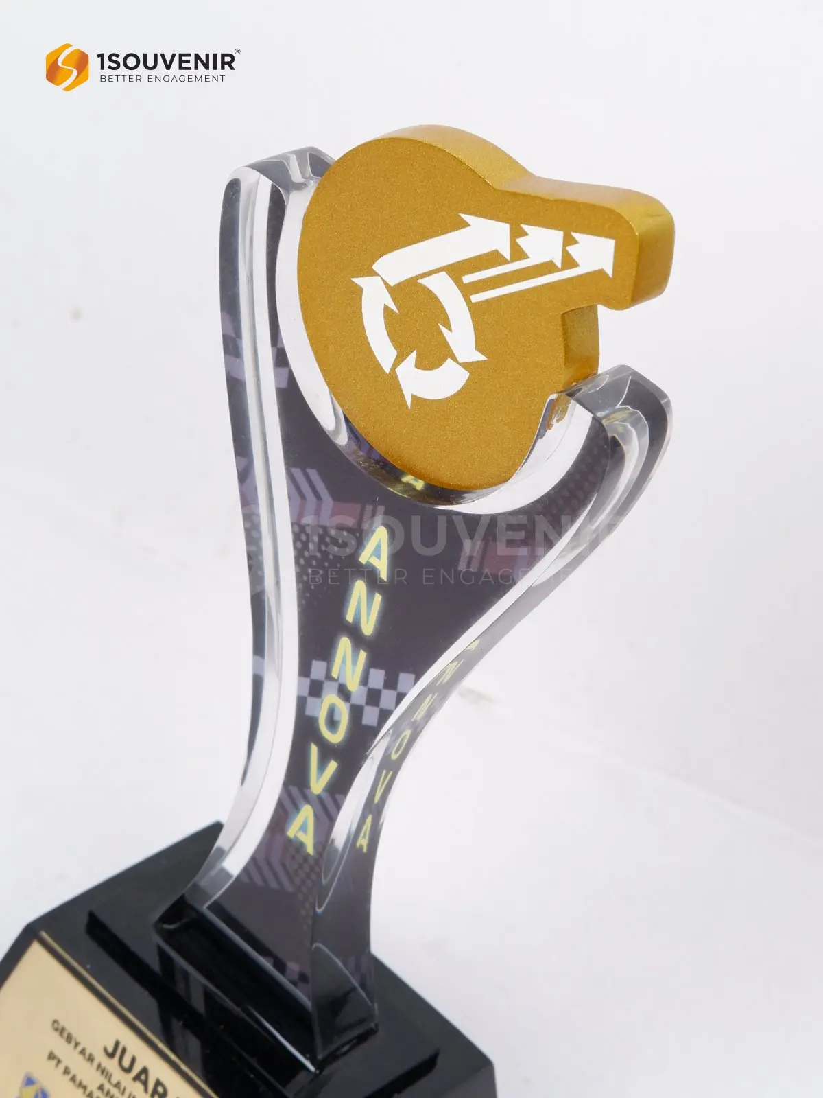 Piala Penghargaan Annova 2026 PT Pamapersada Nusantara 2 DETAIL-PP379 Piala Penghargaan Annova 2026